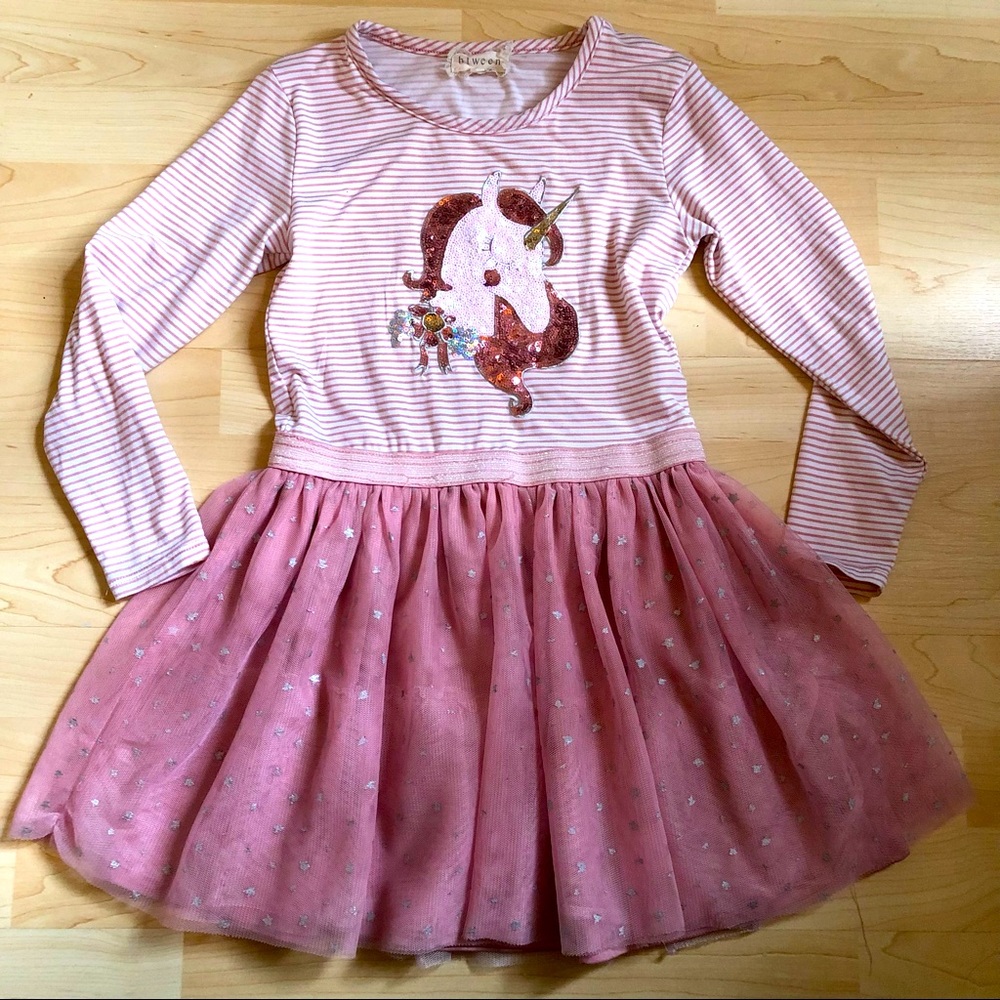 Girls Sequence Unicorn 🦄 Dress